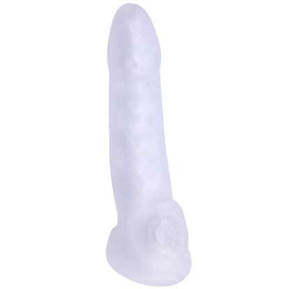 Merci - Jacked Up - Thick Extender With Ball Strap - Frost | 782421089818 | Available at EroticWarehouse.com