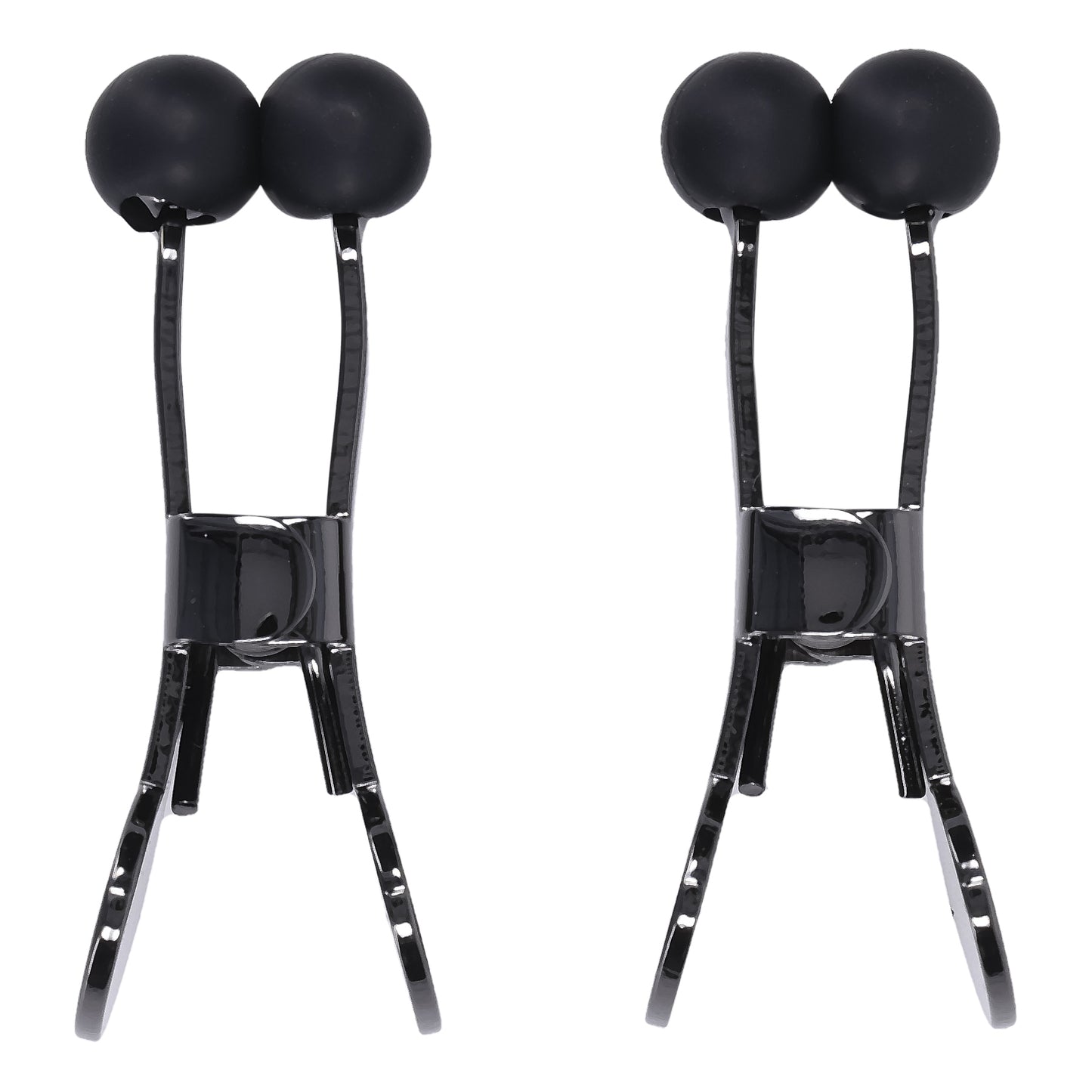 Merci - Nippers - Stainless Steel Nipple Clamps With Silicone Tip - Black | 782421088699 | Available at EroticWarehouse.com