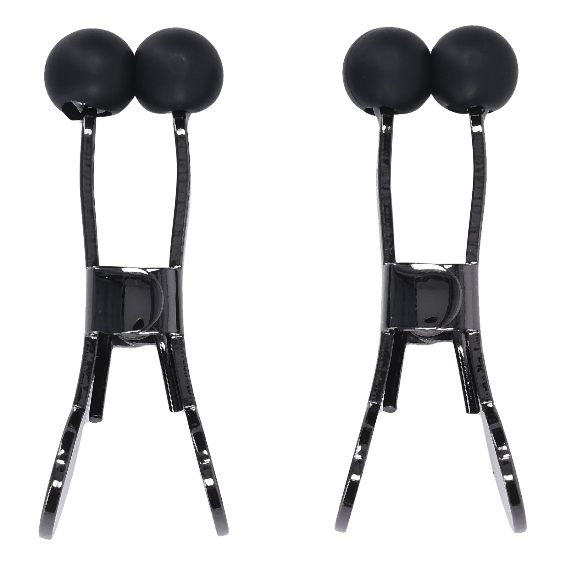 Merci - Nippers - Stainless Steel Nipple Clamps With Silicone Tip - Black | 782421088699 | Available at EroticWarehouse.com