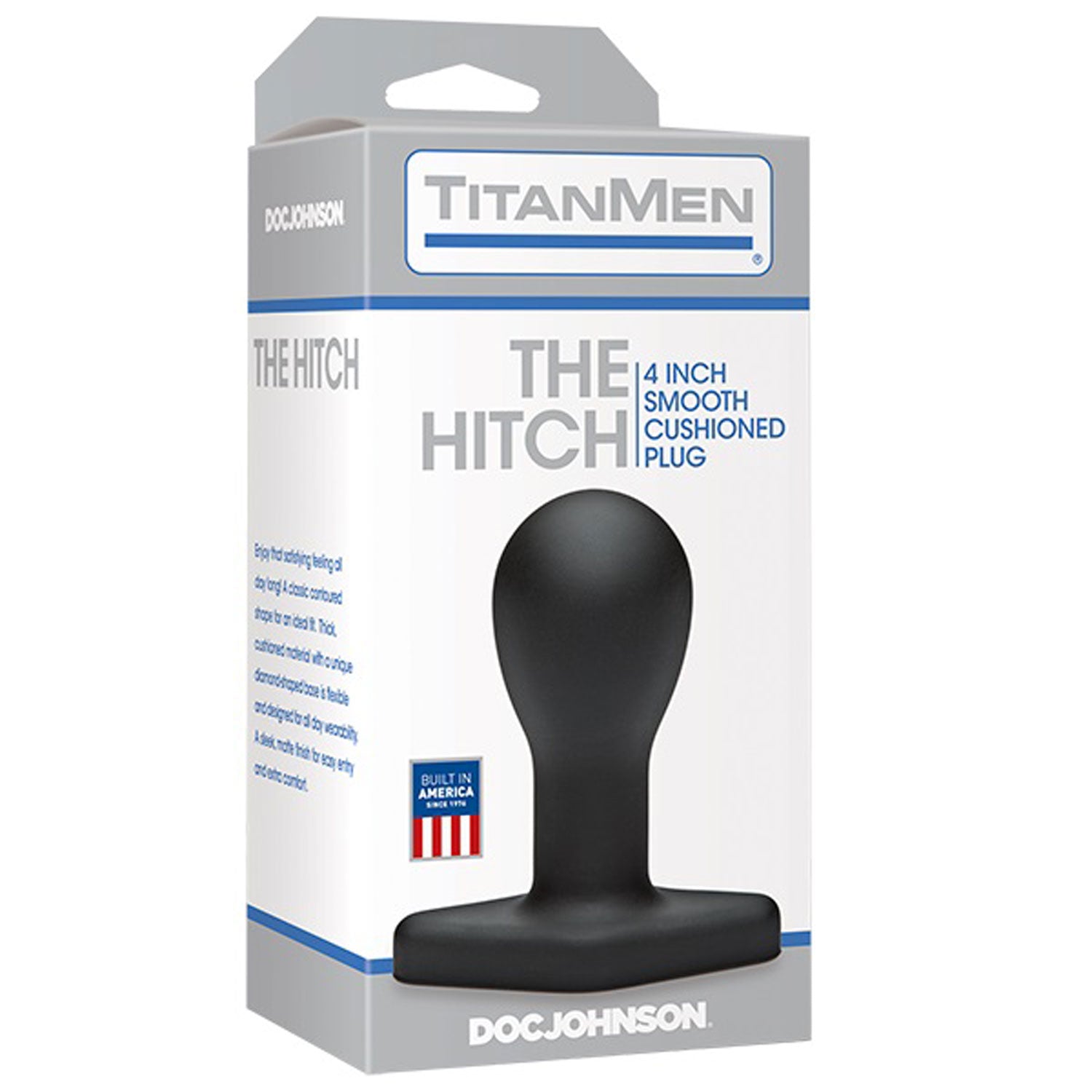 Titanmen - The Hitch Butt Plug Black | 782421031091 | Available at EroticWarehouse.com