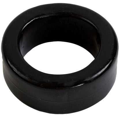 Titanmen Cock Ring - Black | 782421889814 | Available at EroticWarehouse.com
