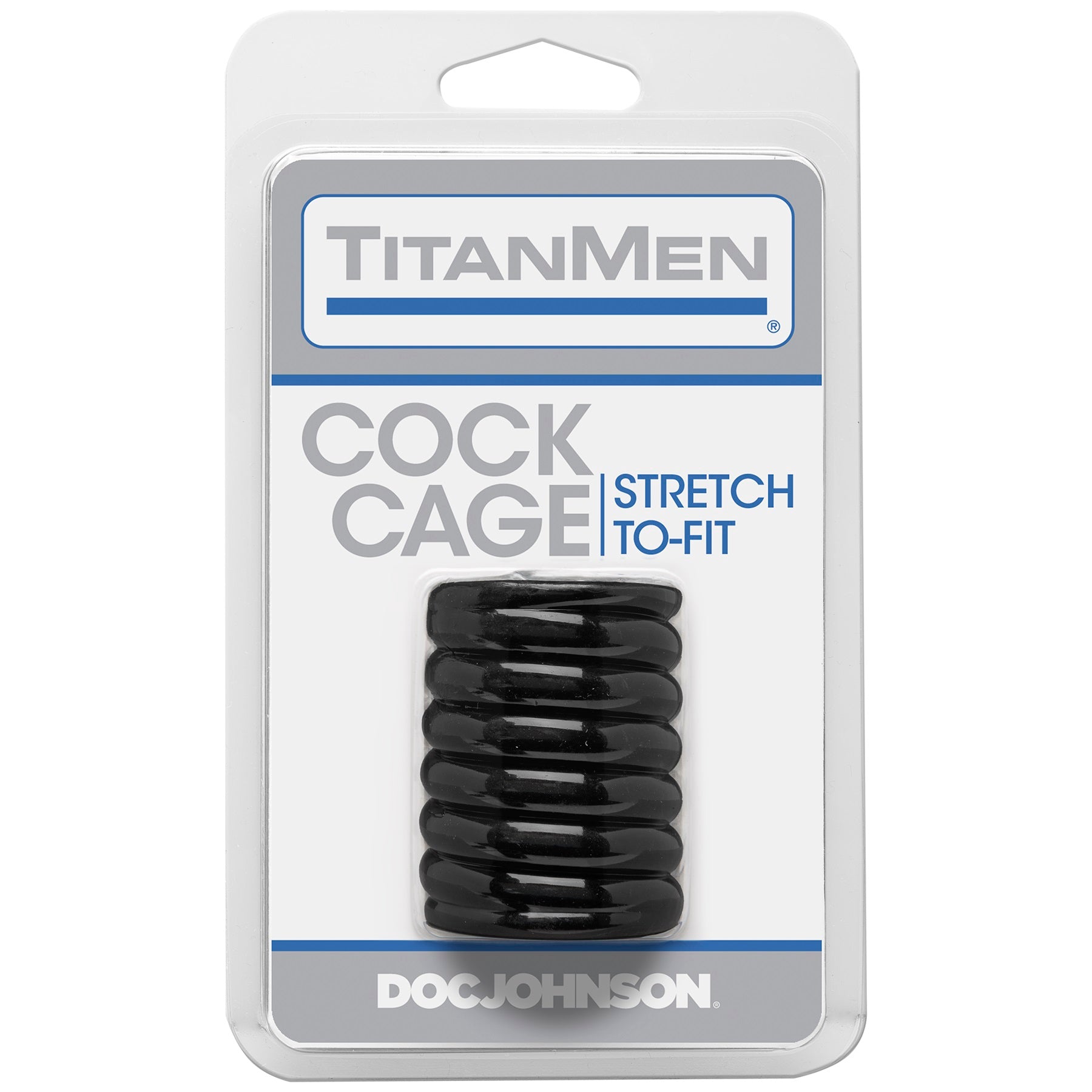 Titanmen Cock Cage - Black | 782421889517 | Available at EroticWarehouse.com