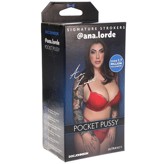 Signature Strokers - Girls of Social Media - ana.lorde - Ultraskyn Pocket Pussy | 782421077600 | Available at EroticWarehouse.com