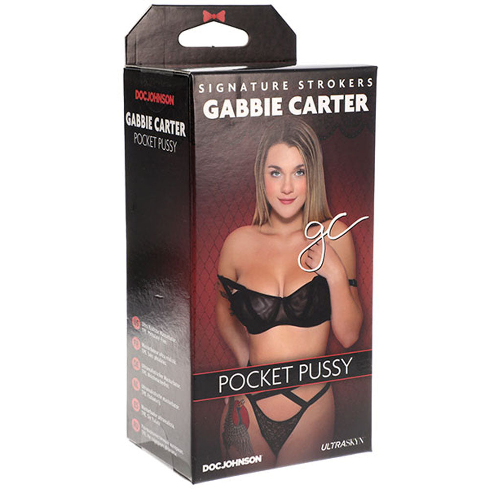 Signature Strokers - Gabbie Carter - Ultraskyn Pocket Pussy | 782421077761 | Available at EroticWarehouse.com
