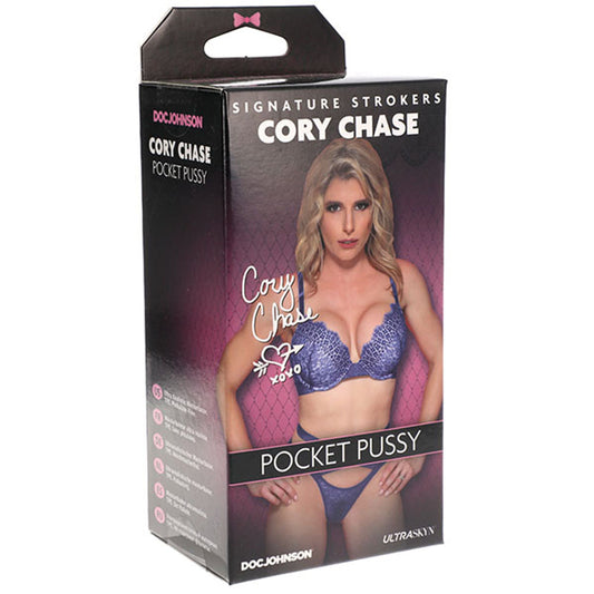 Signature Strokers - Cory Chase Ultraskyn Pocket Pussy | 782421077778 | Available at EroticWarehouse.com