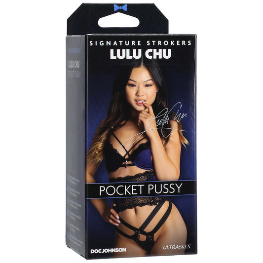 Signature Strokers - Lulu Chu - Ultraskyn Pocket Pussy | 782421083182 | Available at EroticWarehouse.com