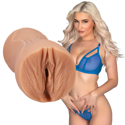 Signature Strokers - Skye Blue - Ultraskyn Pocket Pussy - Vanilla | 782421085384 | Available at EroticWarehouse.com
