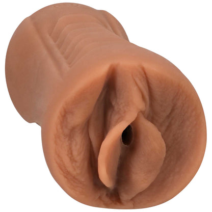 Signature Strokers - Aidra Fox - Ultraskyn Pocket Pussy - Caramel | 782421086060 | Available at EroticWarehouse.com