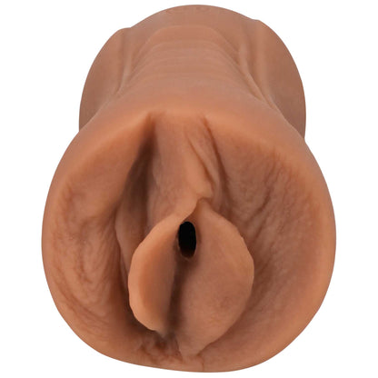 Signature Strokers - Aidra Fox - Ultraskyn Pocket Pussy - Caramel | 782421086060 | Available at EroticWarehouse.com