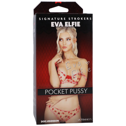 Signature Strokers - Eva Elfie - Ultraskyn Pocket Pussy - Vanilla | 782421086138 | Available at EroticWarehouse.com