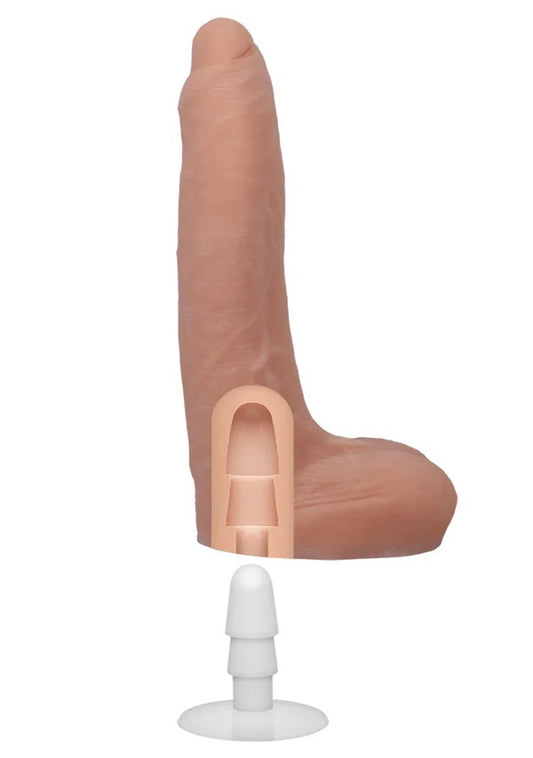 Signature Cocks - Owen Gray - 9 Inch Ultraskyn Cock With Removable Vac-U-Lock Suction Cup - Skin Tone | 782421086695 | Available at EroticWarehouse.com