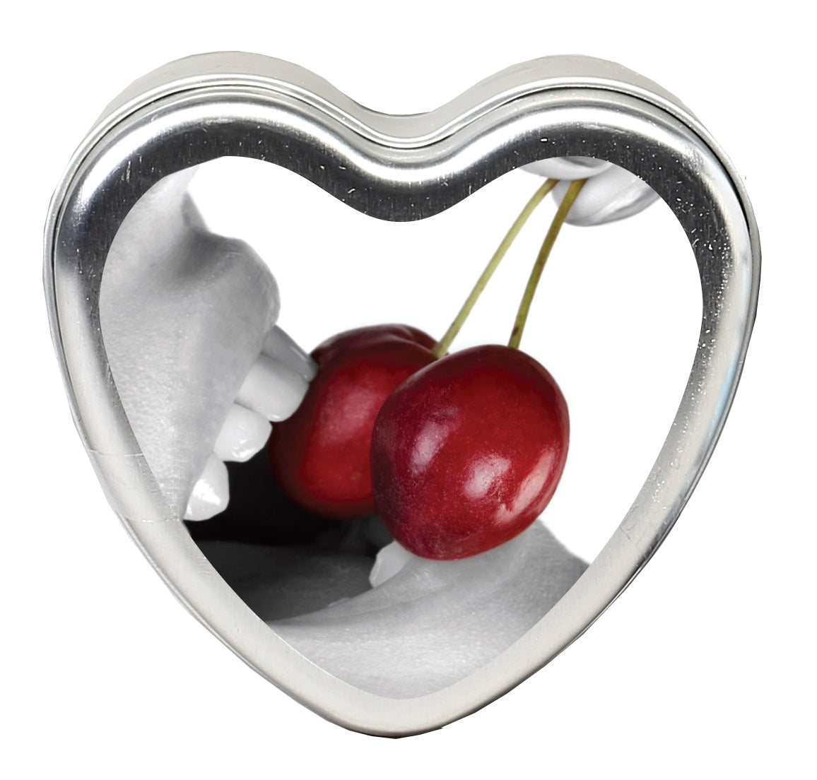 Edible Heart Candle - Cherry - 4 Oz. | 879959001921 | Available at EroticWarehouse.com