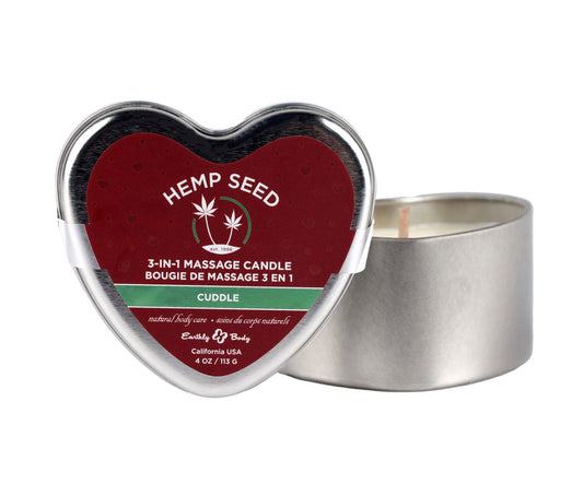 3-in-1 Massage Candle - Cuddle - 4 Oz | 810040295256 | Available at EroticWarehouse.com