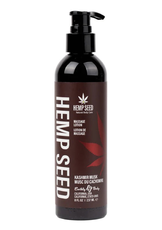 Hemp Seed Massage Lotion - Kashmir Musk 8 Oz | 810040296819 | Available at EroticWarehouse.com