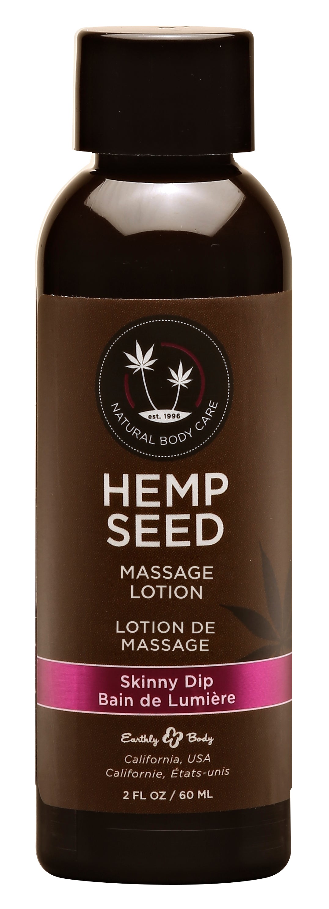 Hemp Seed Massage Lotion - Skinny Dip - 2 Fl. Oz. / 60 ml | 814487022857 | Available at EroticWarehouse.com