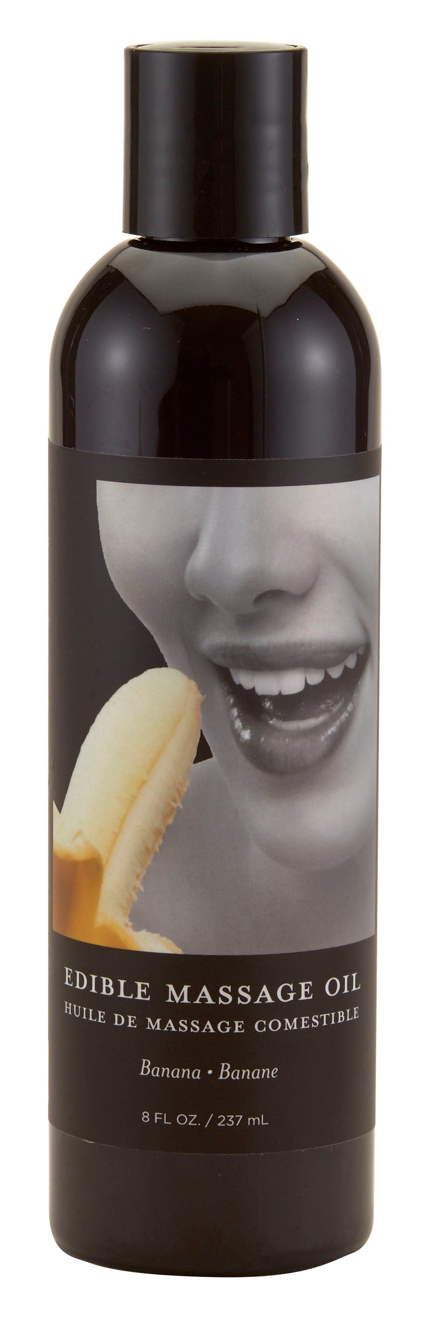 Edible Massage Oil - Banana - 8 Fl. Oz. | 814487024592 | Available at EroticWarehouse.com