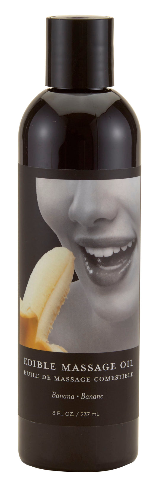 Edible Massage Oil - Banana - 8 Fl. Oz. | 814487024592 | Available at EroticWarehouse.com