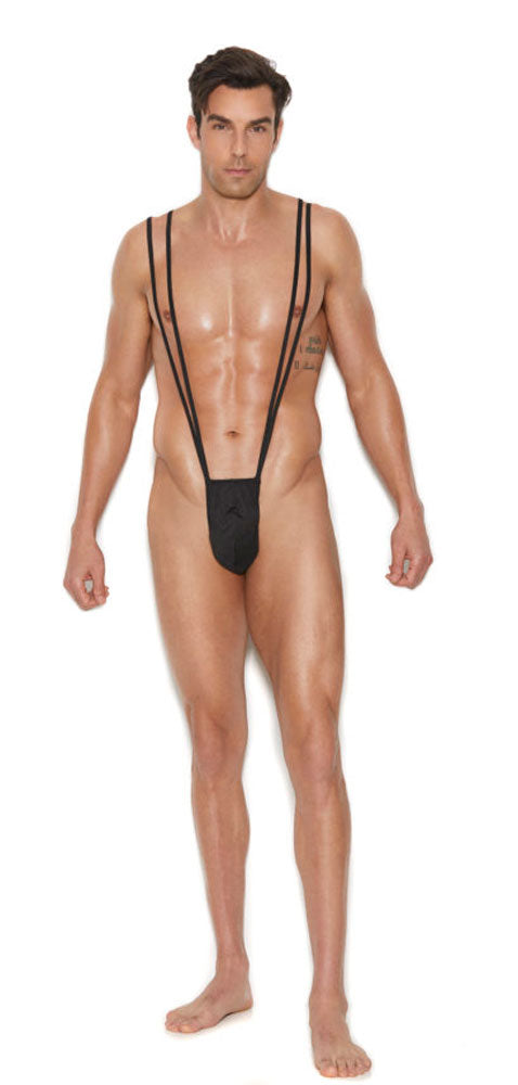 Men's Suspender Pouch - One Size - Black | 840295125756 | Available at EroticWarehouse.com