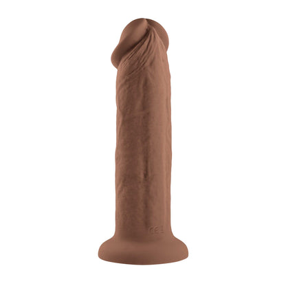 7 Inch Girthy Vibrating Dong - Dark | 844477022741 | Available at EroticWarehouse.com
