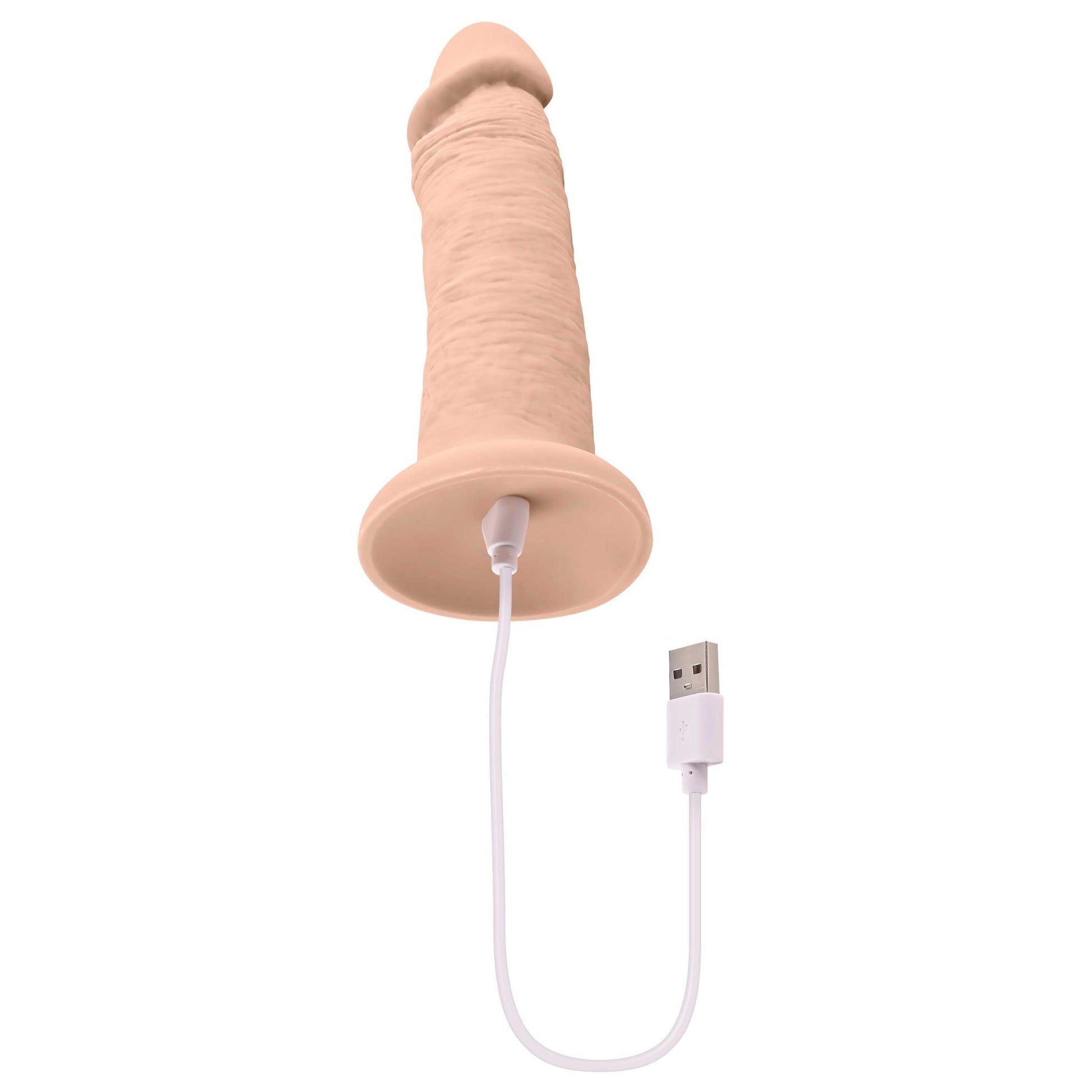 6 Inch Girthy Vibrating Dong - Light | 844477022758 | Available at EroticWarehouse.com