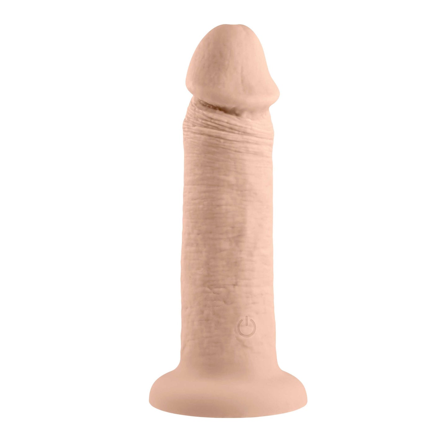 6 Inch Girthy Vibrating Dong - Light | 844477022758 | Available at EroticWarehouse.com