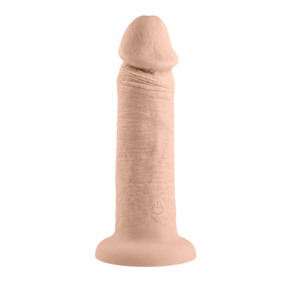 6 Inch Girthy Vibrating Dong - Light | 844477022758 | Available at EroticWarehouse.com