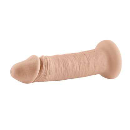 6 Inch Girthy Vibrating Dong - Light | 844477022758 | Available at EroticWarehouse.com