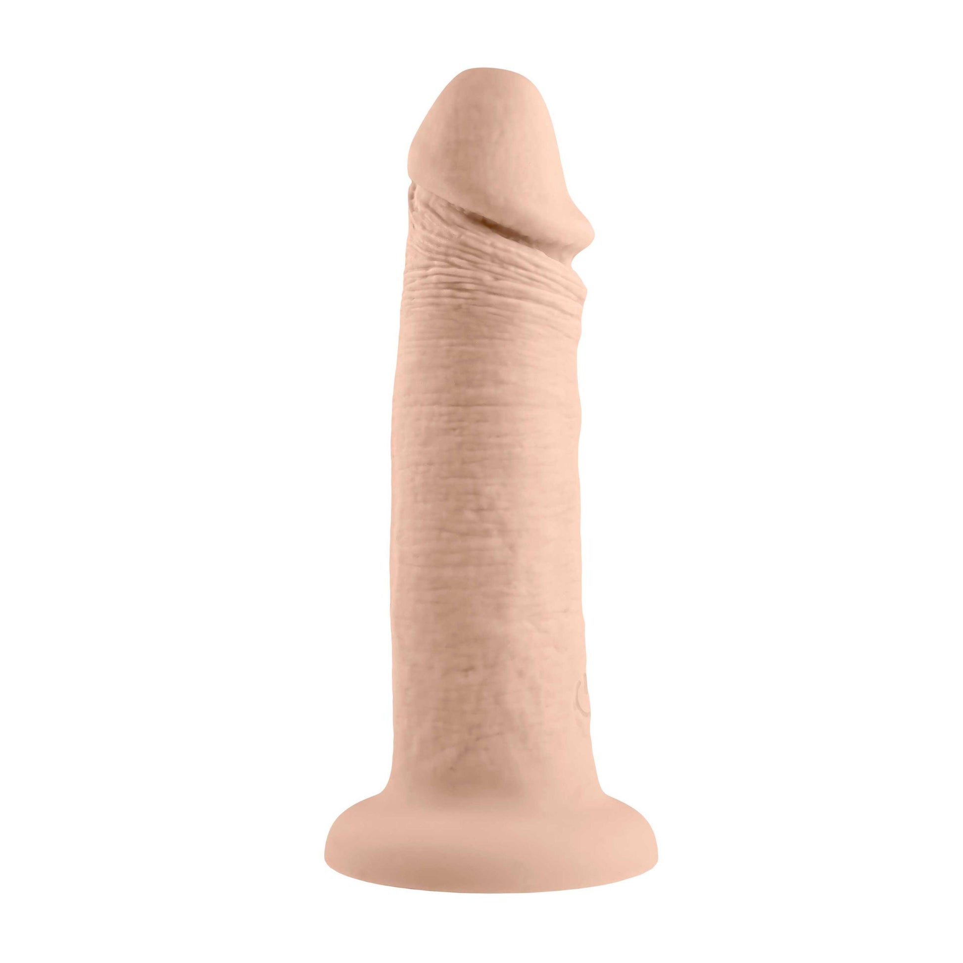 6 Inch Girthy Vibrating Dong - Light | 844477022758 | Available at EroticWarehouse.com