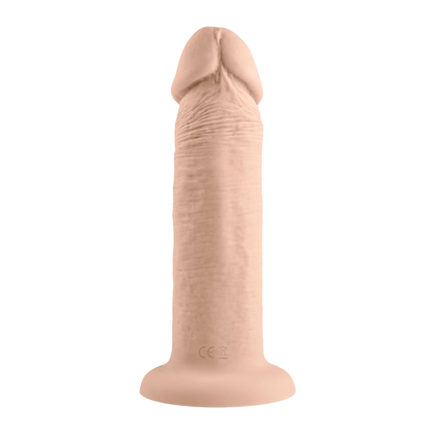 6 Inch Girthy Vibrating Dong - Light | 844477022758 | Available at EroticWarehouse.com