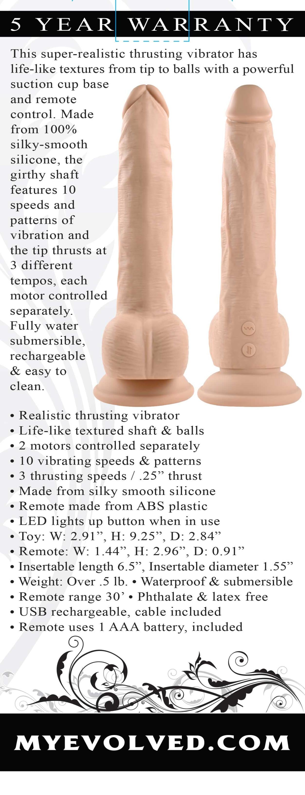 Thrust in Me - Light | 844477022796 | Available at EroticWarehouse.com