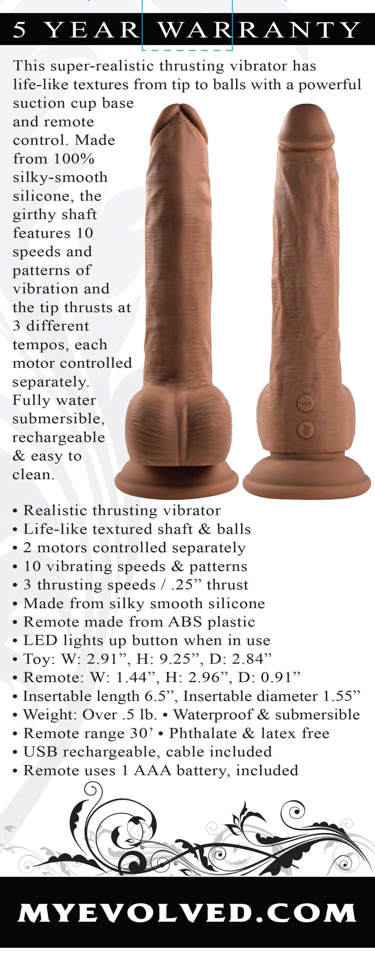 Thrust in Me - Dark | 844477022802 | Available at EroticWarehouse.com