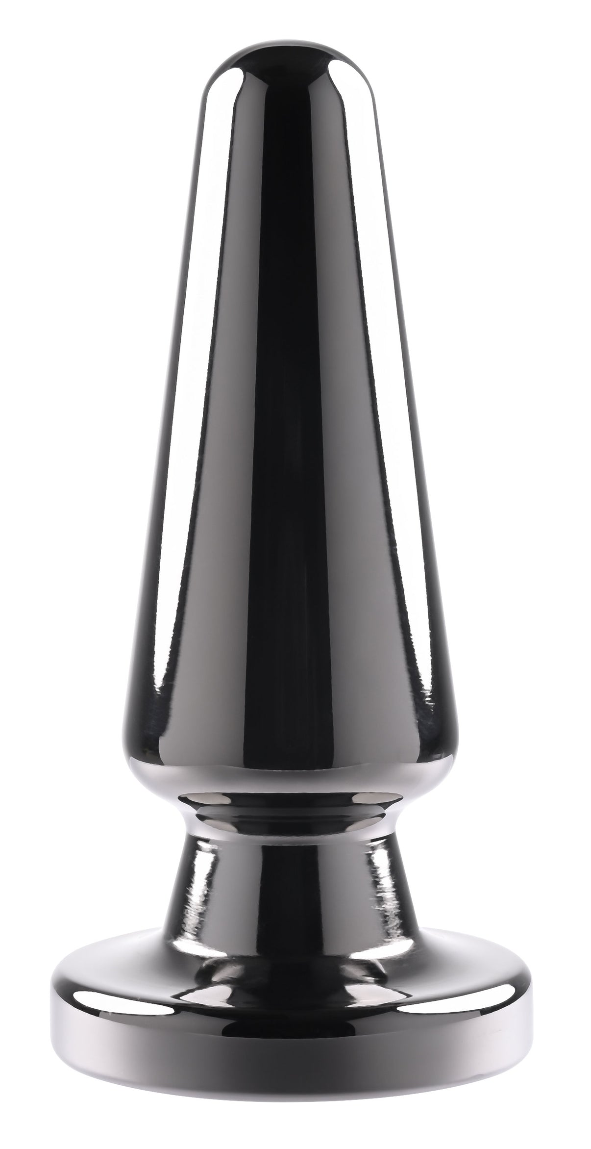 Advanced Metal Plug - Black Chrome | 844477021089 | Available at EroticWarehouse.com