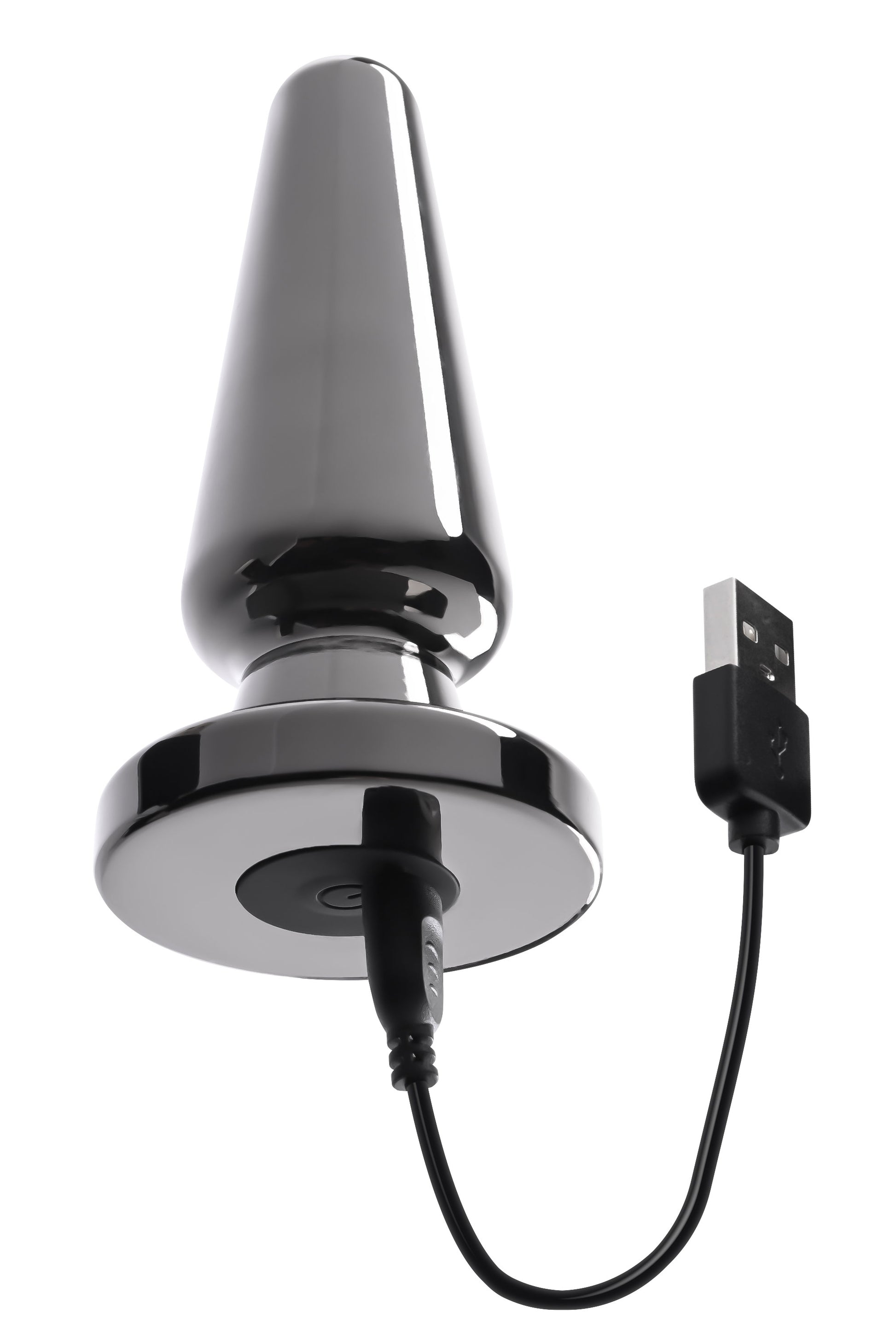 Advanced Metal Plug - Black Chrome | 844477021089 | Available at EroticWarehouse.com