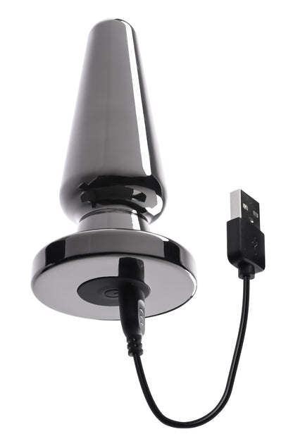 Advanced Metal Plug - Black Chrome | 844477021089 | Available at EroticWarehouse.com