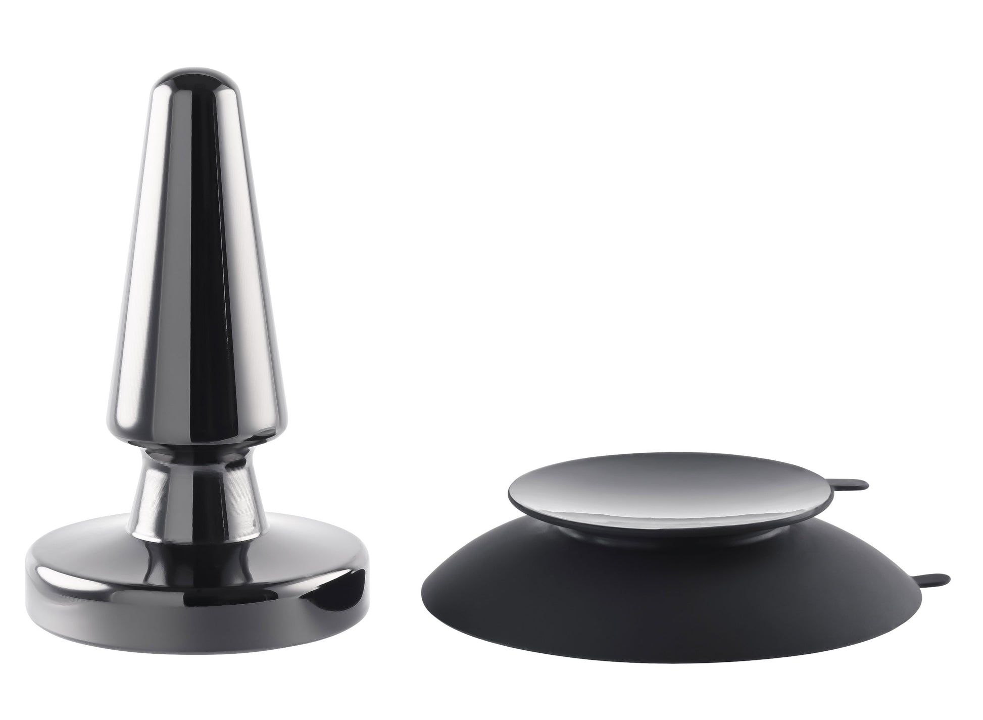 Beginner Metal Plug - Black Chrome | 844477021096 | Available at EroticWarehouse.com