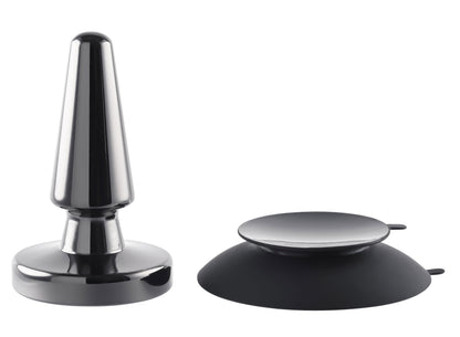 Beginner Metal Plug - Black Chrome | 844477021096 | Available at EroticWarehouse.com
