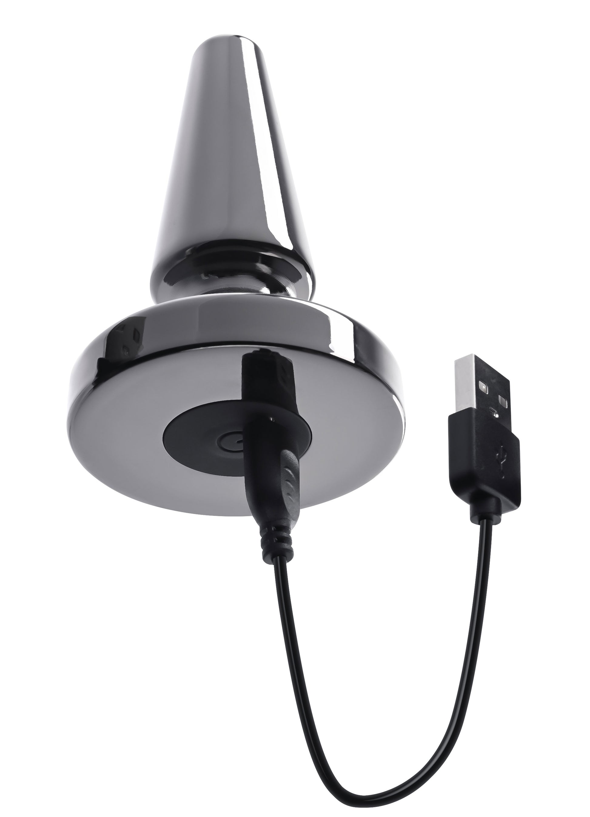 Beginner Metal Plug - Black Chrome | 844477021096 | Available at EroticWarehouse.com