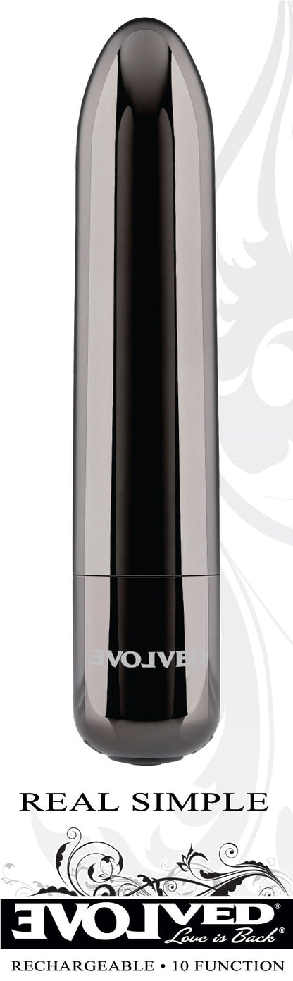 Real Simple - Black Chrome | 844477021249 | Available at EroticWarehouse.com