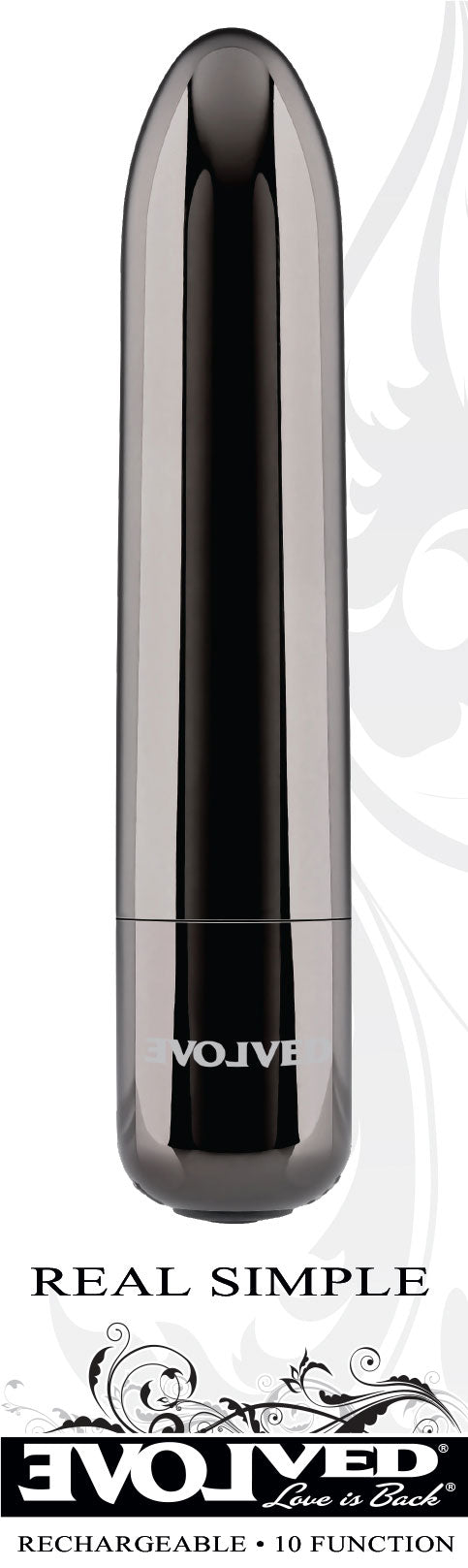 Real Simple - Black Chrome | 844477021249 | Available at EroticWarehouse.com