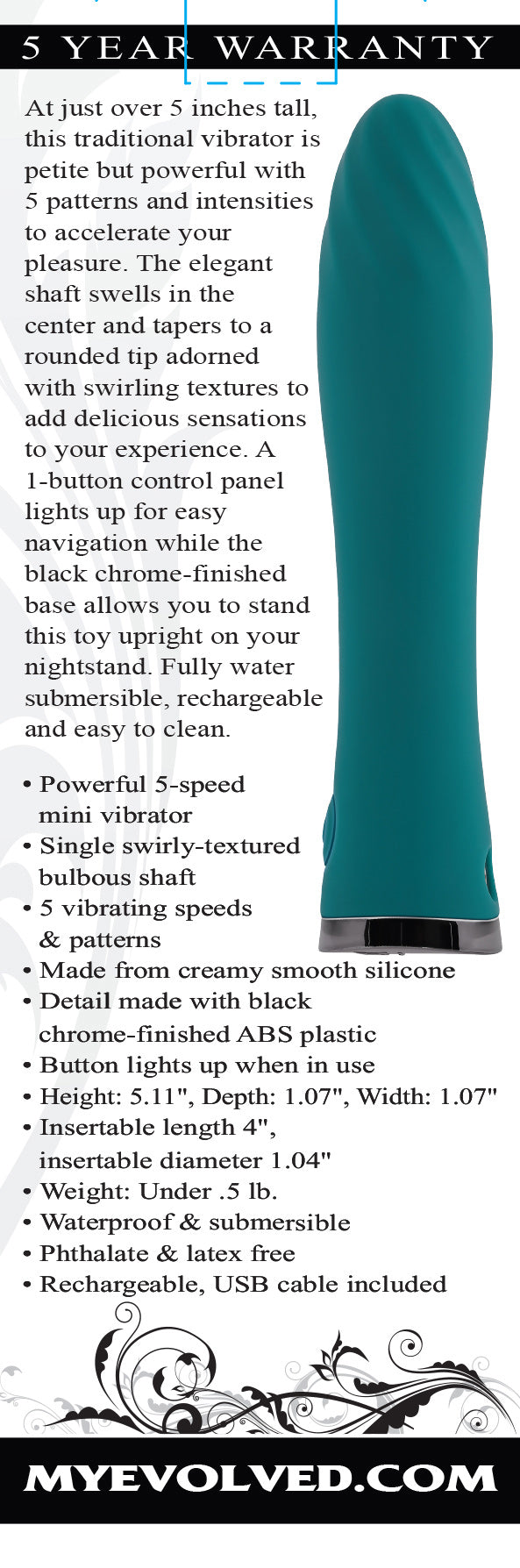 Ultra Wave - Teal | 844477023076 | Available at EroticWarehouse.com