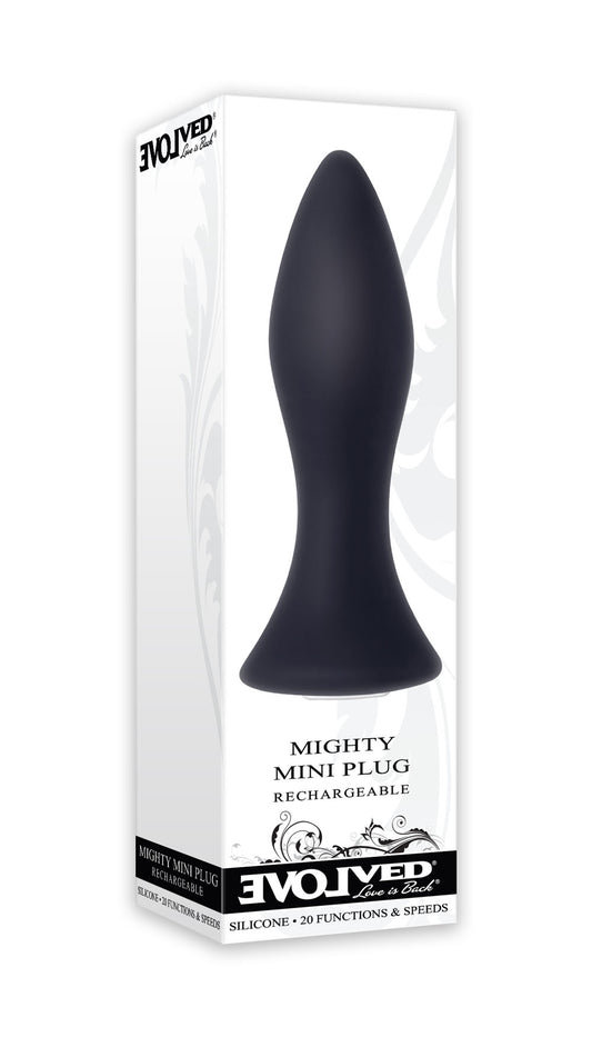 Mini Butt Plug - Black | 844477013206 | Available at EroticWarehouse.com