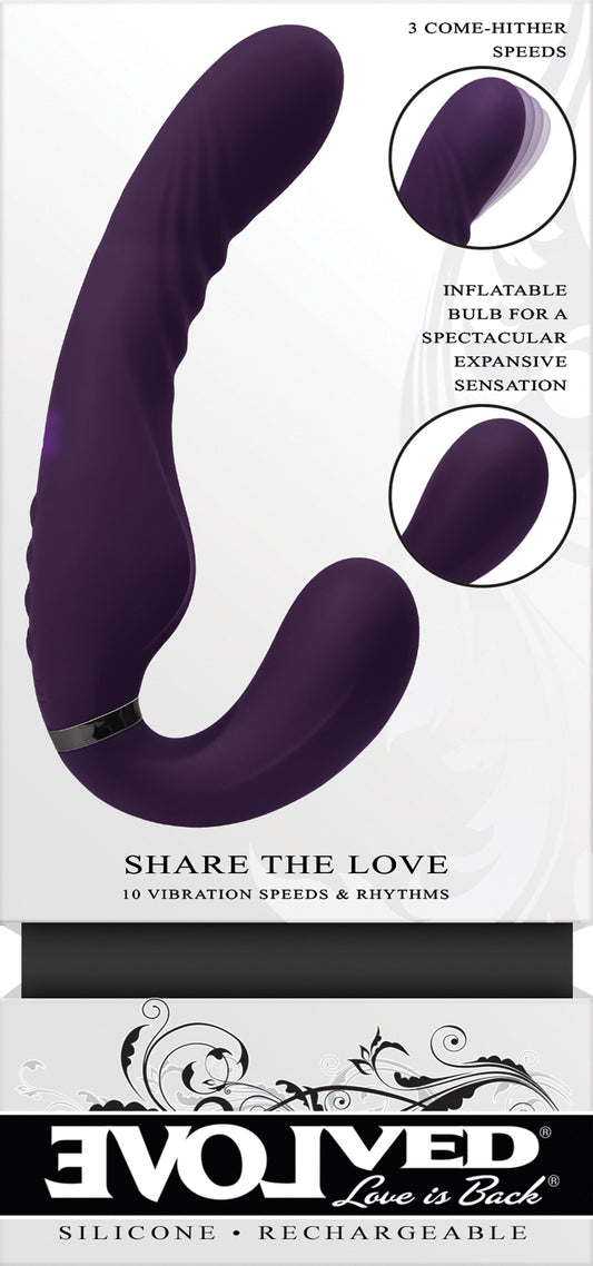 Share the Love - Purple | 844477023922 | Available at EroticWarehouse.com