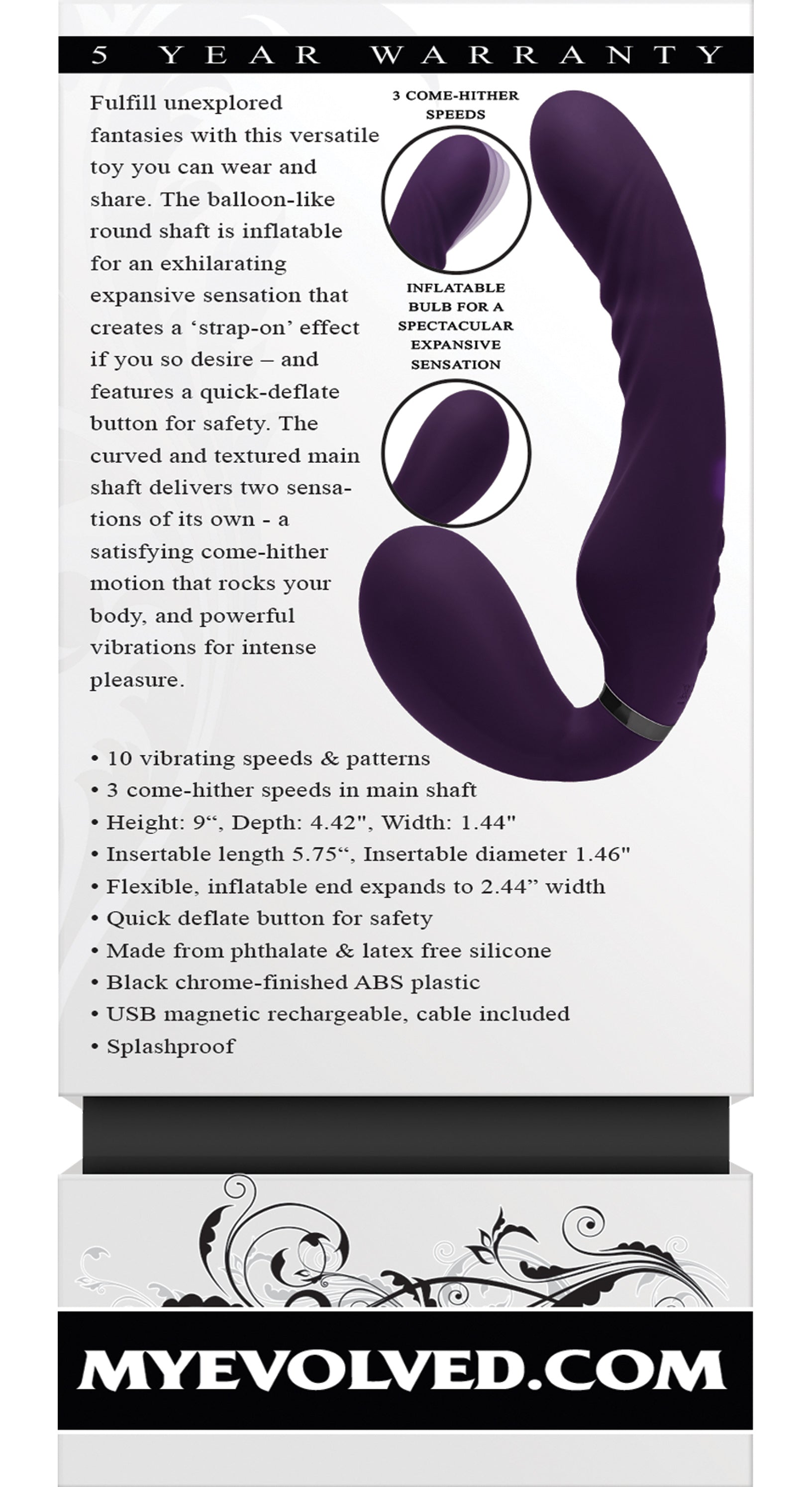 Share the Love - Purple | 844477023922 | Available at EroticWarehouse.com
