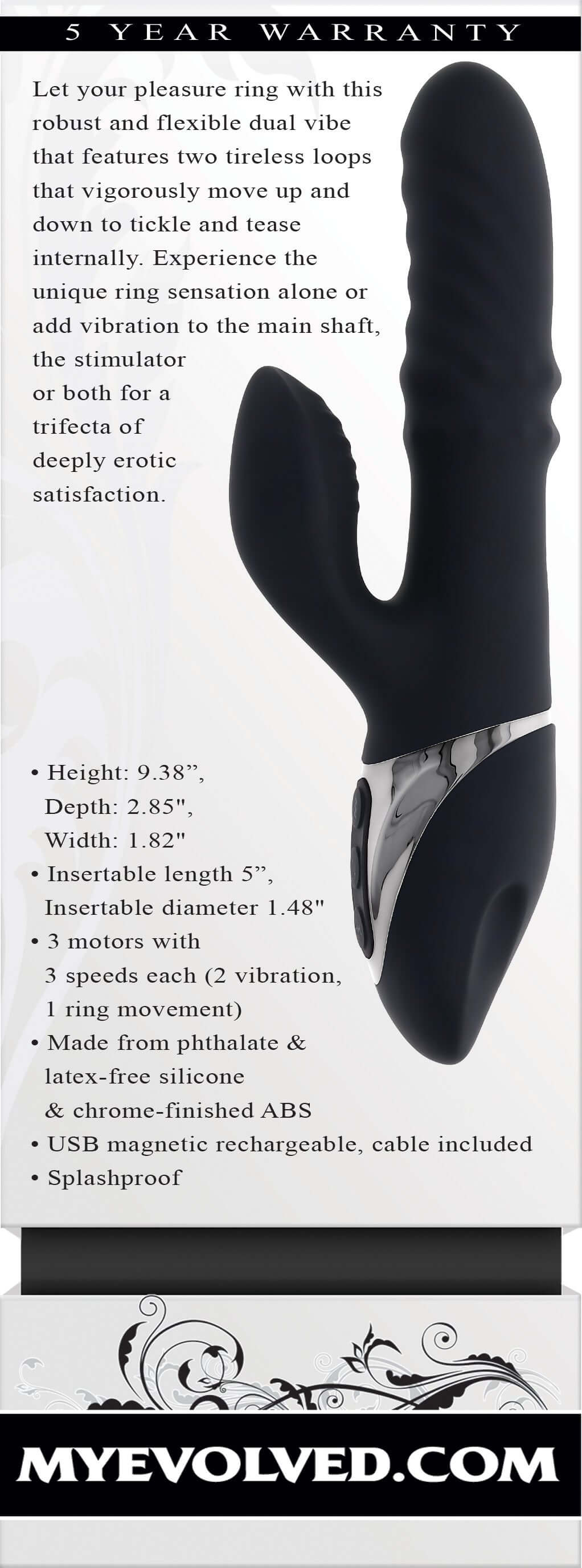 Ring It Home - Black | 844477024066 | Available at EroticWarehouse.com