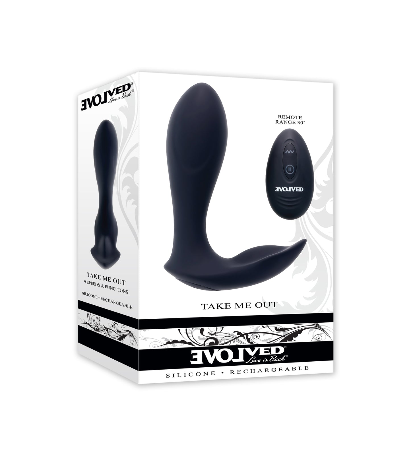 Take Me Out Black | 844477024080 | Available at EroticWarehouse.com