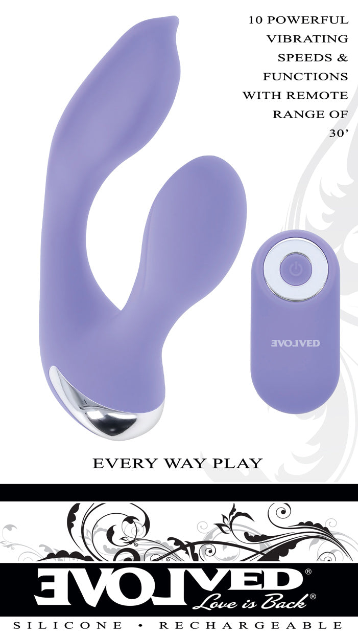 Every Way Play - Lilac | 844477024561 | Available at EroticWarehouse.com