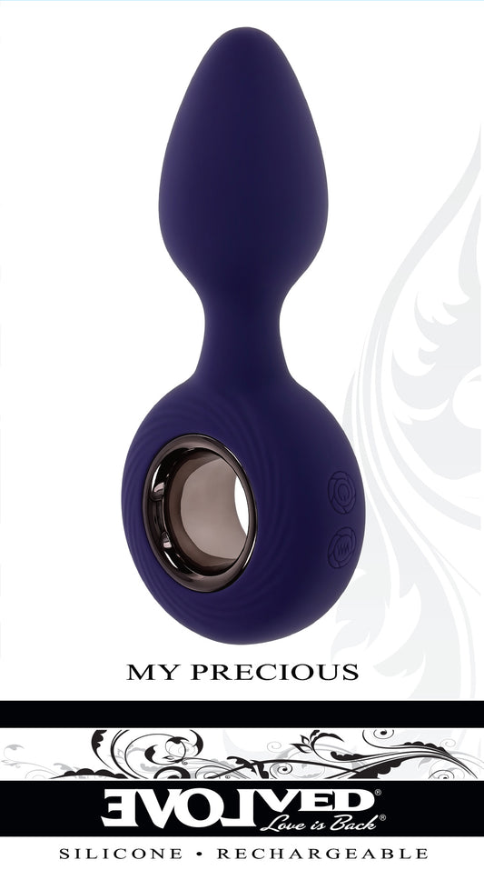 My Precious Butt Plug - Blue | 844477024813 | Available at EroticWarehouse.com