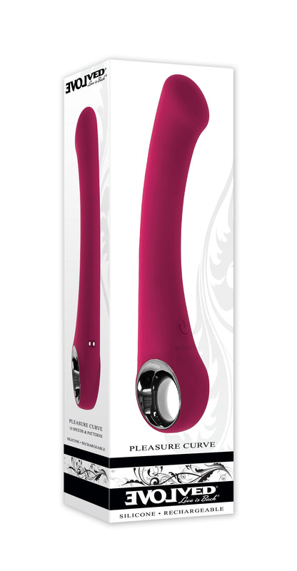 Pleasure Curve Burgundy | 844477024905 | Available at EroticWarehouse.com