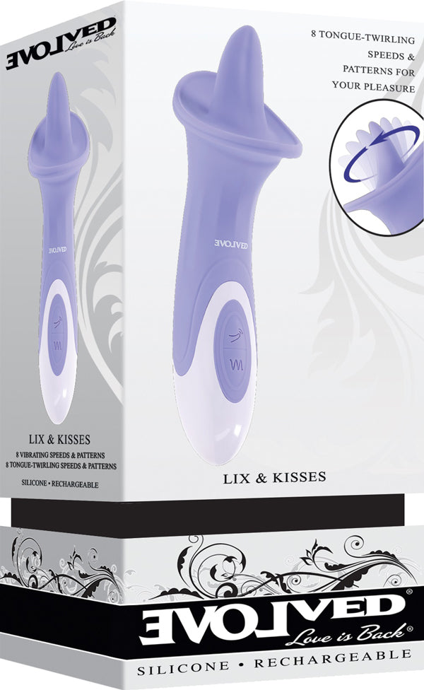 Lix and Kisses - Purple | 844477024936 | Available at EroticWarehouse.com