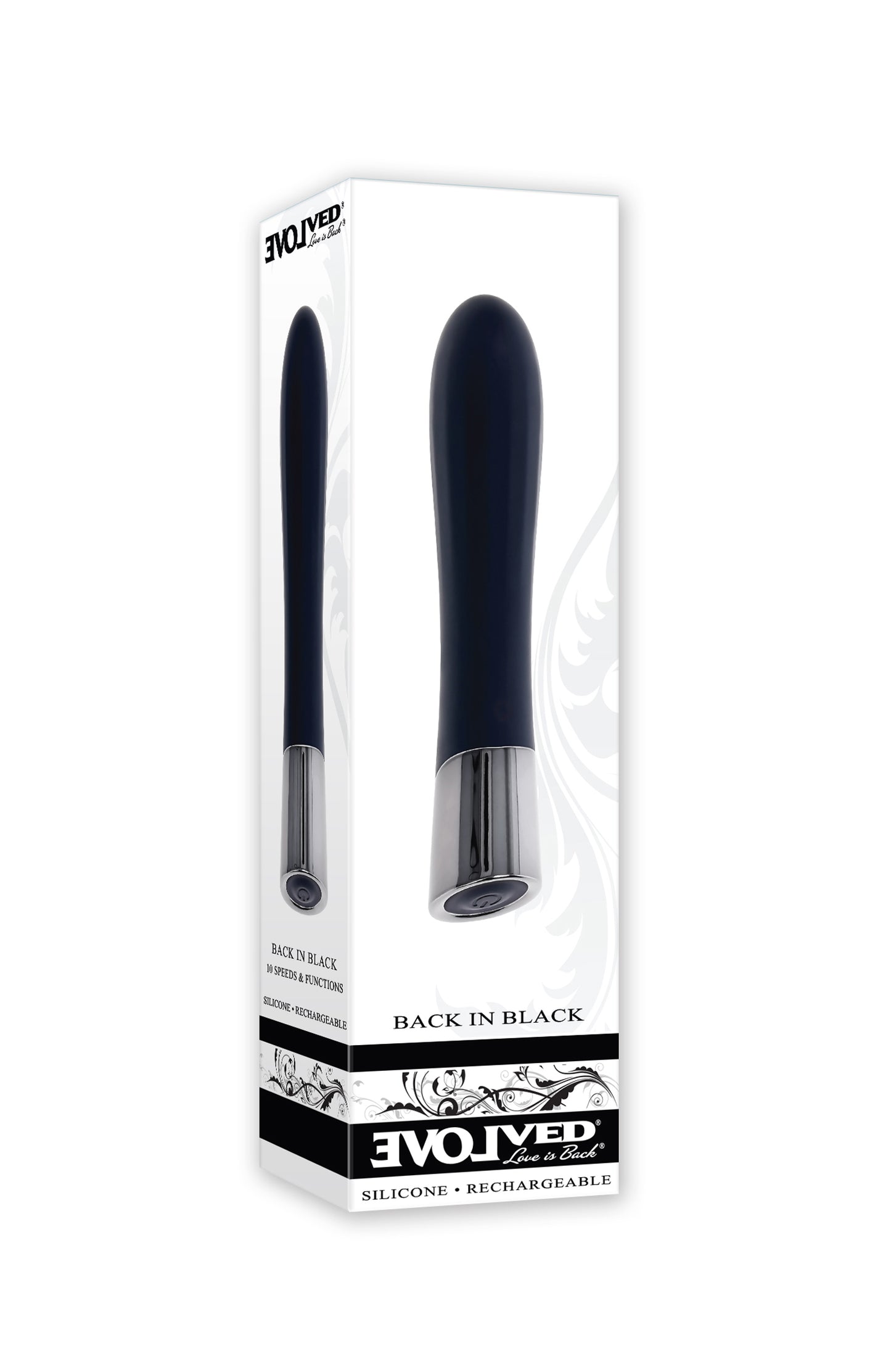 Back in Black Vibrator | 844477024974 | Available at EroticWarehouse.com